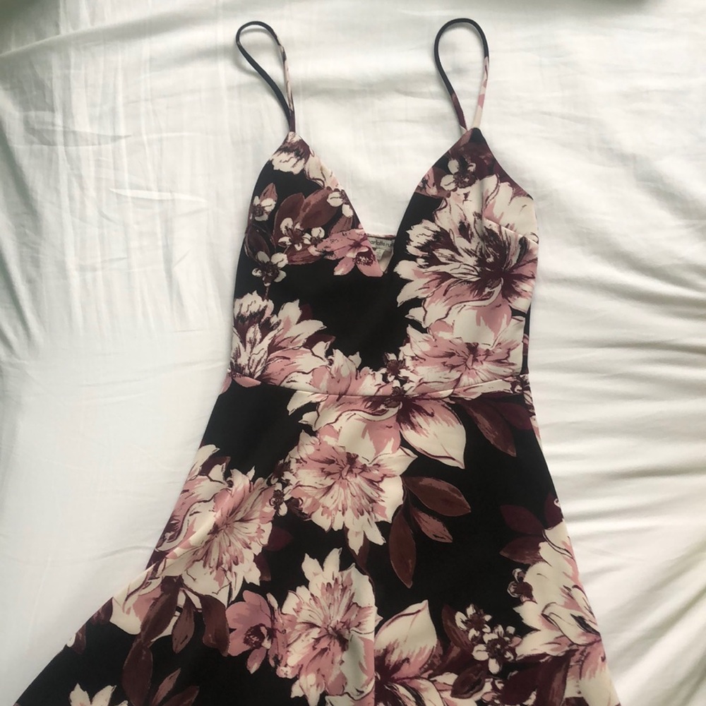 Flowery Semi-Formal Dress